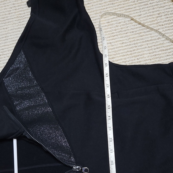 Black and metallic green JoyLab Cropped Sweatshirt SZ - Picture 11 of 12